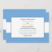 Argentinische Flagge, Flagge Argentiniens Hochzeit Einladung (Vorne/Hinten)