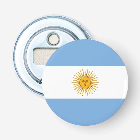 Argentinische Flagge Flaschenöffner (Vorderseite)