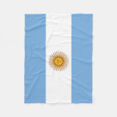 Argentinische Flagge Fleece Blanken (Vorderseite)
