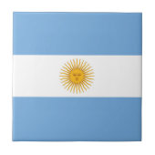 Argentinische Flagge Fliese (Vorderseite)