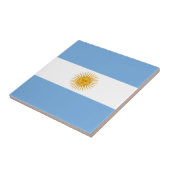 Argentinische Flagge Fliese (Seite)