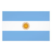 Argentinische Flagge Fotodruck (Vorne)