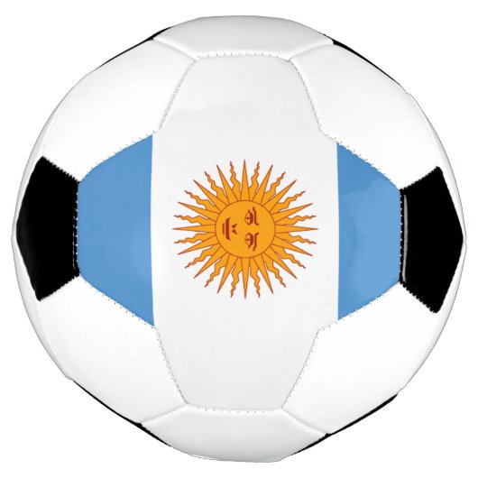 Argentinische Flagge Fußball (Gedreht)
