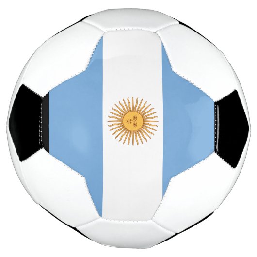 Argentinische Flagge Fußball (Gedreht)