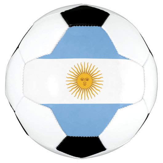 Argentinische Flagge Fußball (Vorderseite)