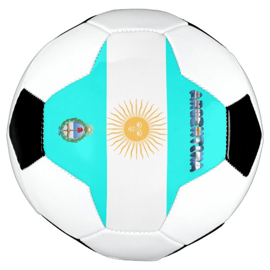 argentinische Flagge Fußball (Gedreht)