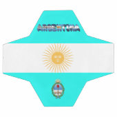 argentinische Flagge Fußball (Flach)