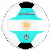 argentinische Flagge Fußball (Vorderseite)