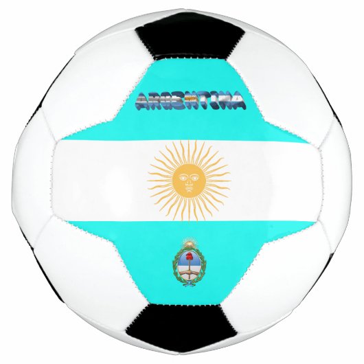 argentinische Flagge Fußball (Vorderseite)