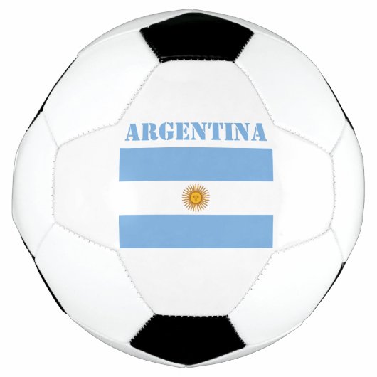 Argentinische Flagge Fußbälle Fußball Argentinisch (Vorderseite)