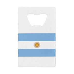 Argentinische Flagge Geldbeutel Flaschenöffner