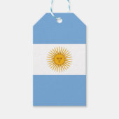 Argentinische Flagge Geschenkanhänger (Vorderseite)