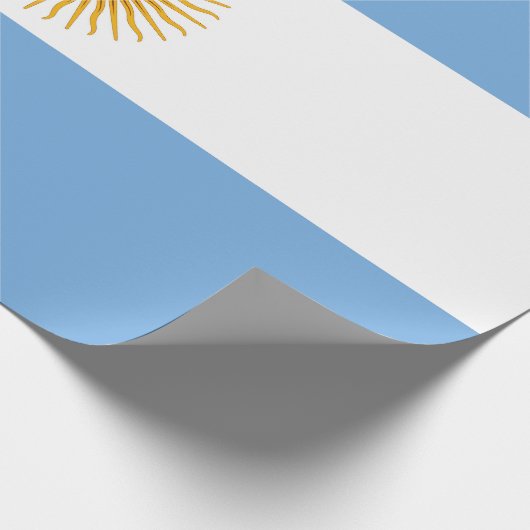 Argentinische Flagge Geschenkpapier (Ecke)