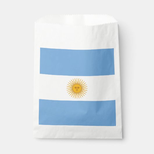 Argentinische Flagge Geschenktütchen (Vorderseite)
