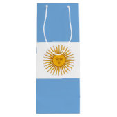 Argentinische Flagge Geschenktüte Für Weinflaschen (Rückseite)