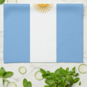 Argentinische Flagge Geschirrtuch (Gefaltet)