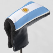Argentinische Flagge Golf Head Cover Headcover (3/4 Vorderseite)