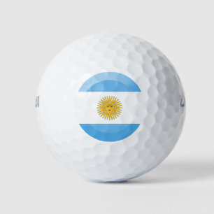 Argentinische Flagge Golfball