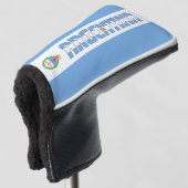 Argentinische Flagge Gorgetic Patriotic Golf Head  Headcover (3/4 Vorderseite)