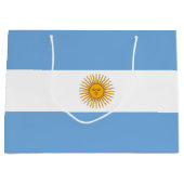 Argentinische Flagge Große Geschenktüte (Vorderseite)