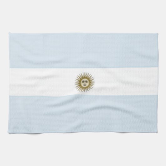 Argentinische Flagge Handtuch (Horizontal)