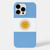 Argentinische Flagge iPhone Hülle (Rückseite)
