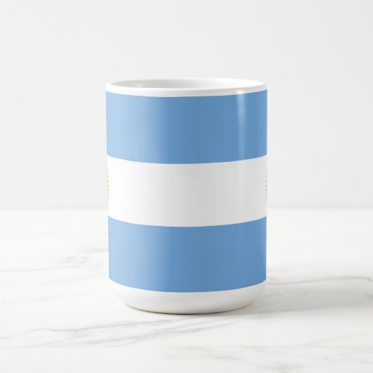 Argentinische Flagge Kaffeetasse (Mittel)