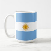 Argentinische Flagge Kaffeetasse (Links)