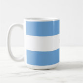 Argentinische Flagge Kaffeetasse (Links)