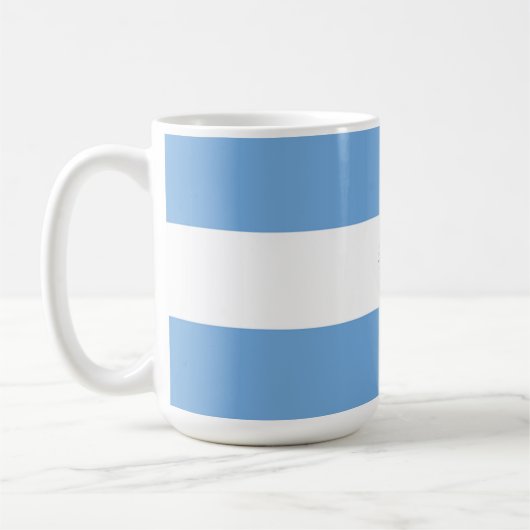 Argentinische Flagge Kaffeetasse (Links)