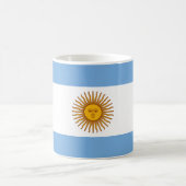 Argentinische Flagge Kaffeetasse (Mittel)