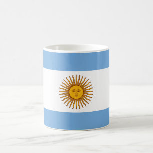 Argentinische Flagge Kaffeetasse