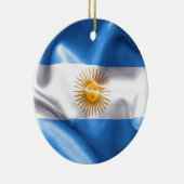 Argentinische Flagge Keramik Ornament (Rechts)