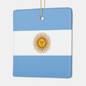 argentinische Flagge Keramikornament (Links)