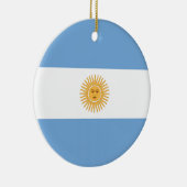 Argentinische Flagge Keramikornament (Rechts)
