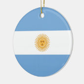 Argentinische Flagge Keramikornament (Links)