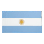 Argentinische Flagge Kissenbezug (Rückseite)