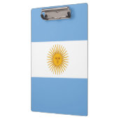 Argentinische Flagge Klemmbrett (Links)