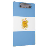 Argentinische Flagge Klemmbrett (Rechts)