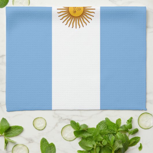 Argentinische Flagge Küchentücher (Gefaltet)