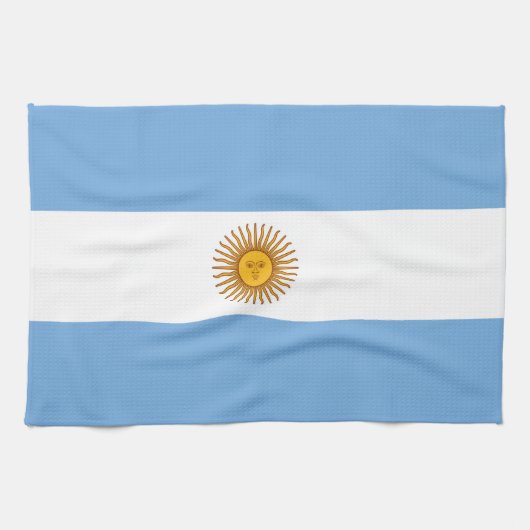 Argentinische Flagge Küchentücher (Horizontal)