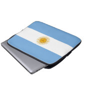 Argentinische Flagge Laptopschutzhülle (Vorne Knopf)