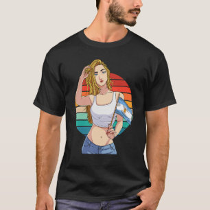 Argentinische Flagge Latino Pride Vinta T-Shirt