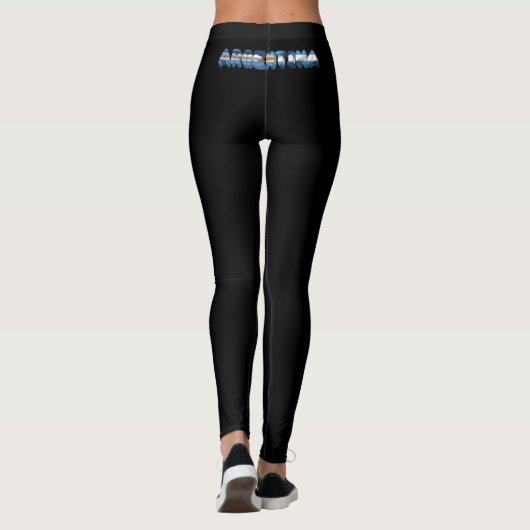 Argentinische Flagge Leggings (Rückseite)