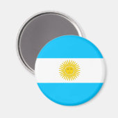 Argentinische Flagge Magnet (Vorderseite/Rückseite)