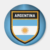 Argentinische Flagge Magnet (Vorne)