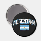 Argentinische Flagge Magnet (Vorderseite/Rückseite)