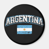 Argentinische Flagge Magnet (Vorne)
