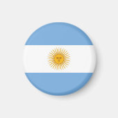 Argentinische Flagge Magnet (Vorne)
