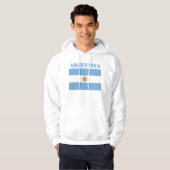 Argentinische Flagge Meisterschaft Fußball Fußball Hoodie (Vorne ganz)